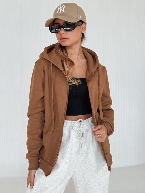 Ženska jopica VICTORIA rjave barve BY1396