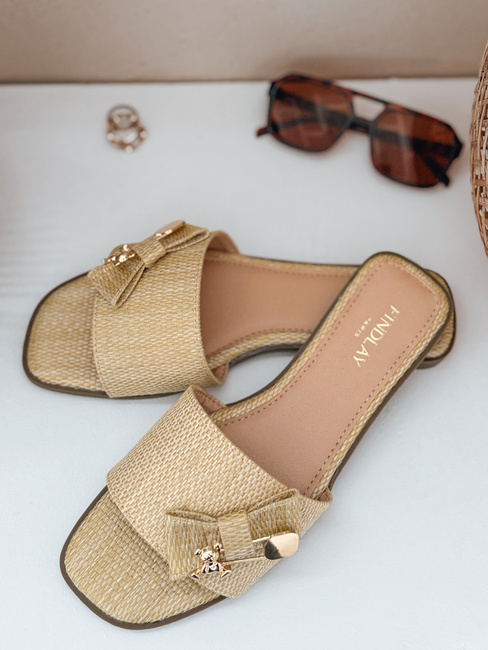Ženske japonke TEDDYLUXE beige Dstreet ZY0955