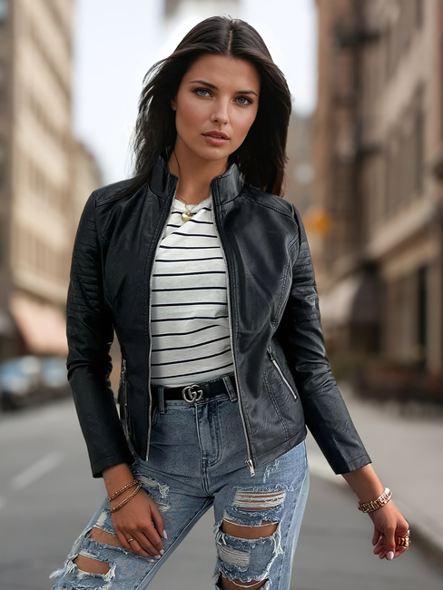 Ženska jakna BRETA black Dstreet TY3453