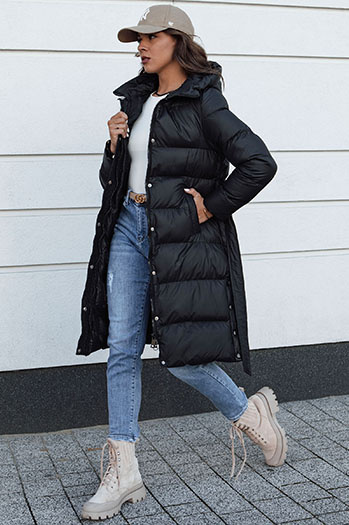 Ženski plašč FROSTWEAR black Dstreet TY4355