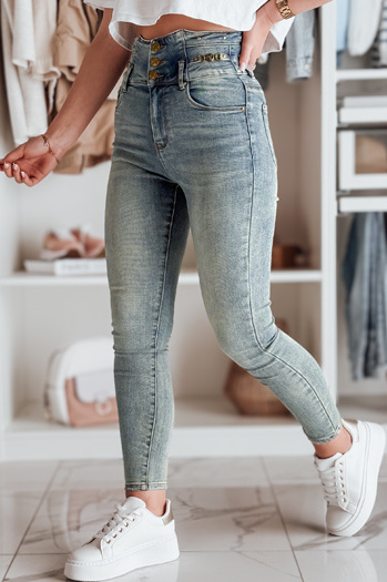 Ženske jeans hlače STOLINE blue Dstreet UY2479