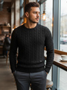 Moški klasičen pulover Barva Črna DSTREET WX1880