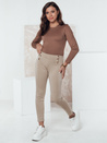 Ženske hlače MODSTORY beige Dstreet UY2179_2