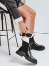 LUXIBOOTS ženski škornji s platformo črni Dstreet ZY1020