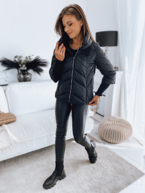 Ženska prehodna jakna INESS črna Dstreet TY3141