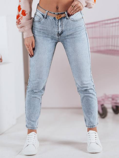 MODERTIA Dstreet ženske oprijete jeans hlače UY2345