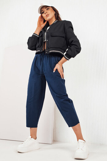 Ženske hlače casual BALLOON FANTASY Barva Mornarica DSTREET UY1667