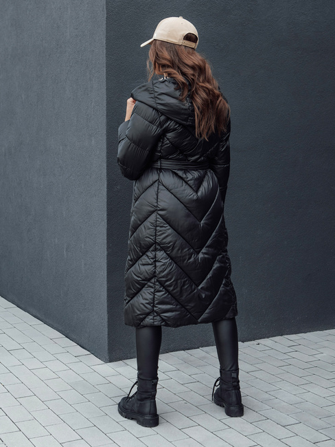 Płaszcz zimowy damski pikowany CELESTIE czarny Dstreet TY4513