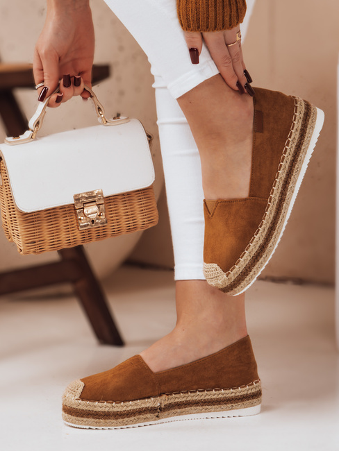Ženske espadrile LANSI camel Dstreet ZY0060