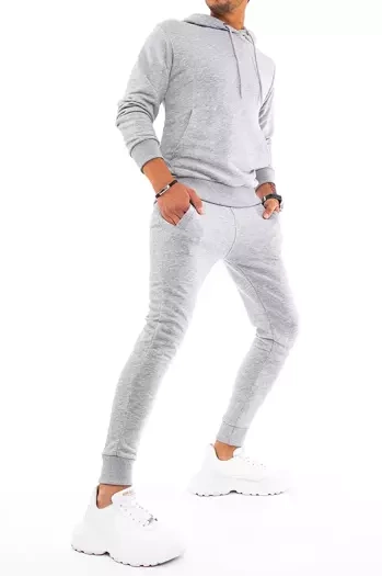Moške komplet trenirke Barva Svetlosiva DSTREET AX0438
