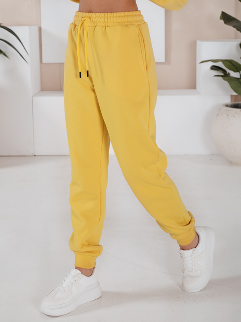 Ženski komplet trenirka ARIELLA PREMIUM rumena Dstreet AY0734