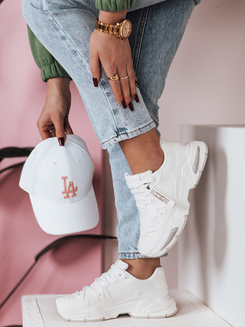 Ženske športne superge RUNKIK white Dstreet ZY0674