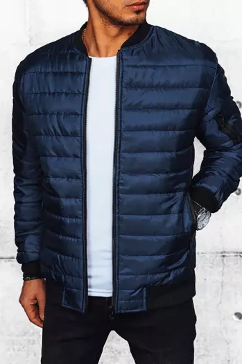 Moška prehodna jakna temno-modra Dstreet TX4416