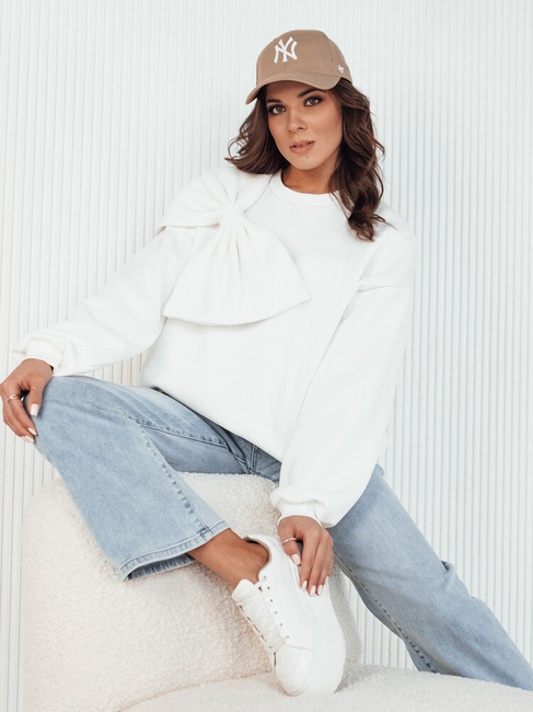 Ženska bluza BOWLOOP ecru Dstreet BY1263