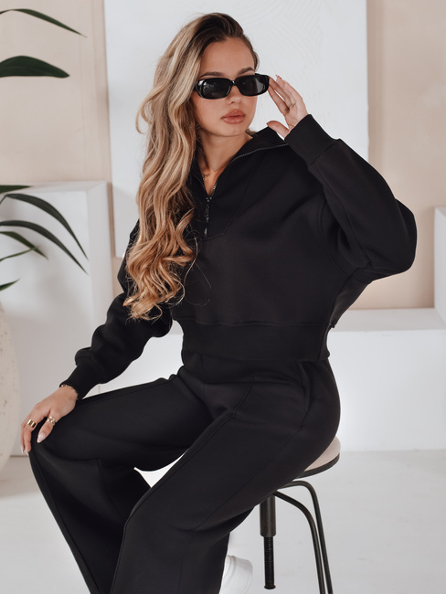 Ženski komplet trenirke MARINO black Dstreet AY0976