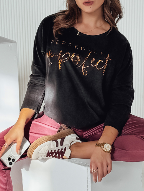 Ženska bluza PERFSTYLE black Dstreet RY2666