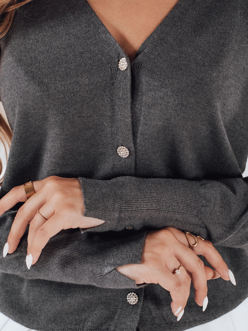 Ženska jopica CHICGLOW temno siva Dstreet MY2498