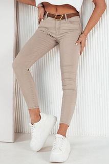 Ženske jeans hlače LODGE light beige Dstreet UY1735