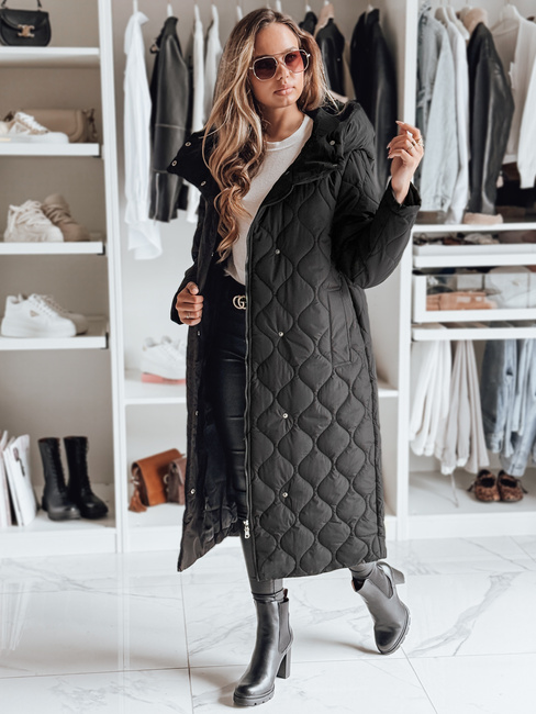 Ženska zimska bunda LIKEMIRA quilted black Dstreet TY4929