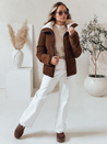 Ženska zimska bunda TRENDYGLAM rjava Dstreet TY4941