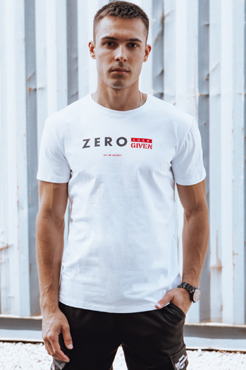 Moška majica s potiskom Barva Bela DSTREET RX5607