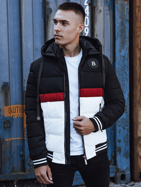 Kurtka zimowa męska pikowana czarna Dstreet TX4869