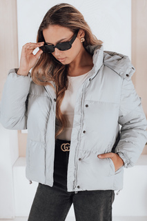 Ženska usnjena jakna COLLAR Barva Črna DSTREET TY3899