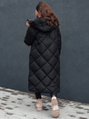 Ženska prešita zimska jakna s kapuco FEMACOAT black Dstreet TY4593