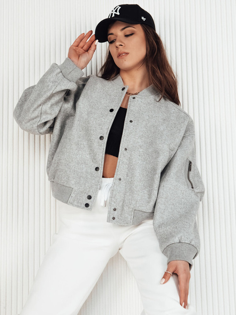 Ženska bomber jakna BONDAI Barva siva DSTREET TY4146