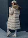 Ženski zimski plašč LUXWARM beige Dstreet TY4376