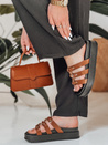 Ženske japonke s platformo PLATOFI camel Dstreet ZY0880