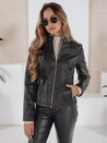 Ženska usnjena jakna ramones black Dstreet TY5201