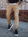 Moške jogger hlače Barva kamela DSTREET UX3301