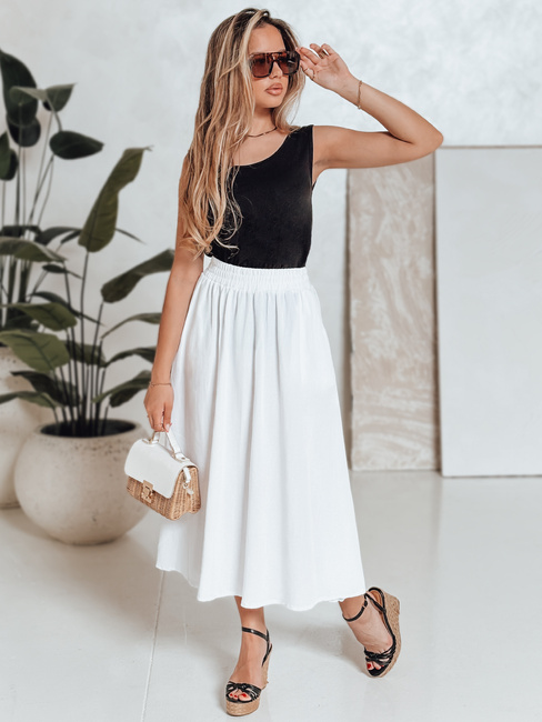 Spódnica CISTAL biała Dstreet CY0453