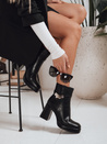 Ženski izolirani škornji black Dstreet ZY1253