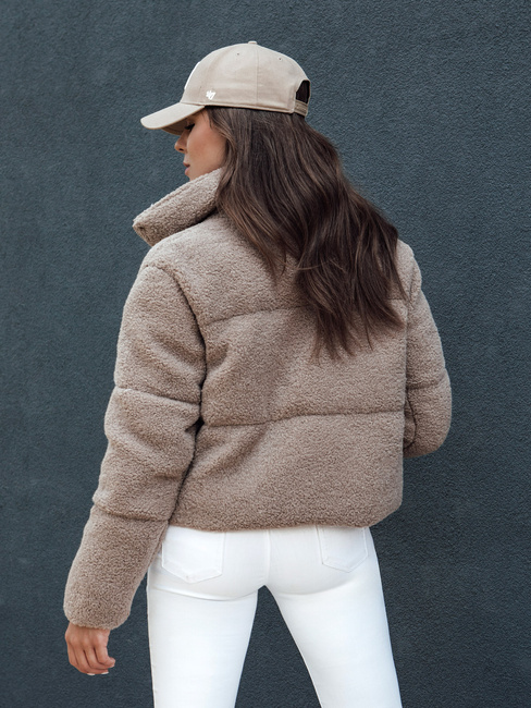 Kurtka damska krótka CELESTIAL kamelowa Dstreet TY4482