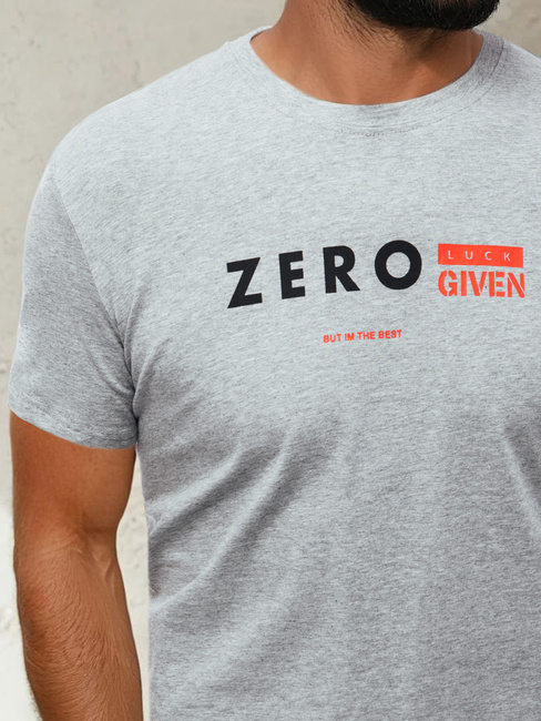 Moška majica s potiskom Barva Svetlosiva DSTREET RX4744