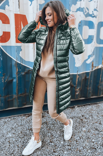 Ženska prešita zimska jakna LESSI green Dstreet TY5524