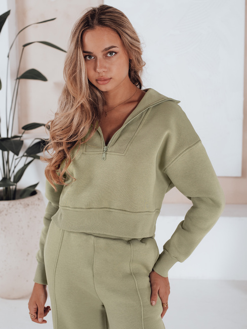 Ženski komplet trenirke MARINO Barva Temno zelena DSTREET AY0977