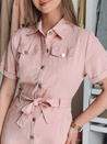 LOVE ME MIDI midi srajčna obleka roza Dstreet EY2593