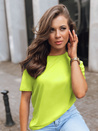 Ženska majica MAYLA II svetlo zelena Dstreet RY2915