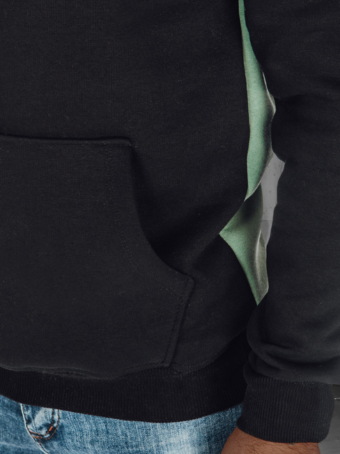 Moška osnovna majica s kapuco v mentolu Dstreet BX5876