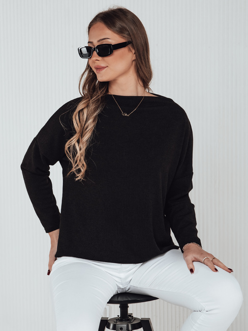 Ženska bluza WERIIO z obeskom črna Dstreet RY2710