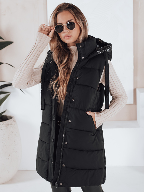 Ženski brezrokavnik TOLIS črna Dstreet TY3297