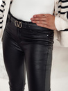 Ženske voščene hlače FEMINERO black Dstreet UY2220
