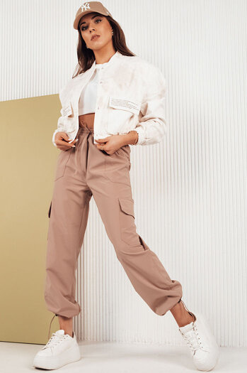 Ženske padalske hlače MITON Barva Bež DSTREET UY1675