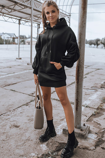 Pulover obleka EASSY Barva Črna DSTREET BY1025