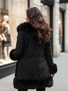 Ženska jakna s krznom FURRWINT black Dstreet TY4772z