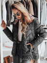 Ženska prešita jakna OLMO black Dstreet TY4242