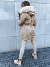 Ženska zimska jakna VIXEN Barva Bež DSTREET TY3873